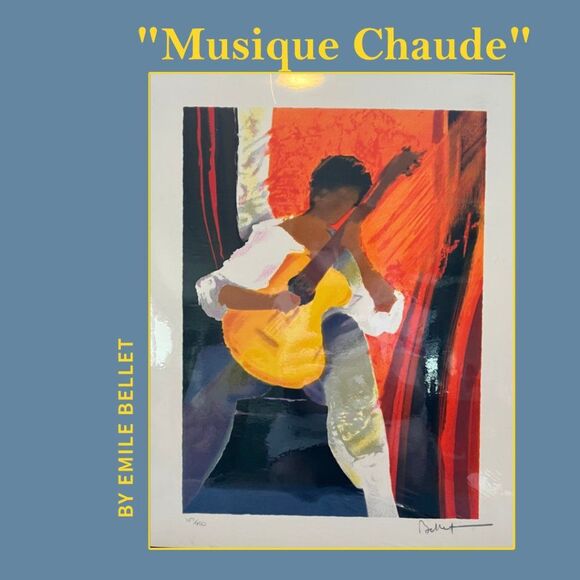 Other - "Musique Chaude" by Emile Bellet Lithograph